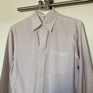 Brooks Brothers Dress Shirt Burgundy 16-36